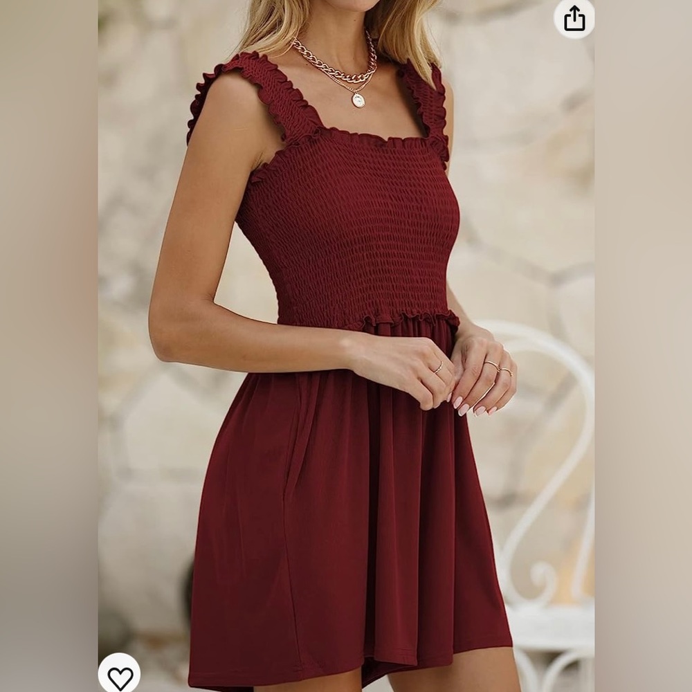 It Has Pockets!! Maroon Romper